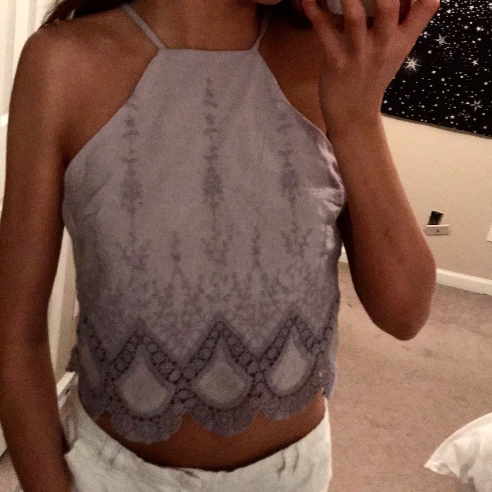Kendall and Kylie high neck crop